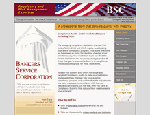 Tablet Screenshot of bankersservice.com